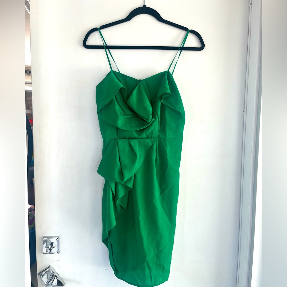 Jacob formal green cocktail dress